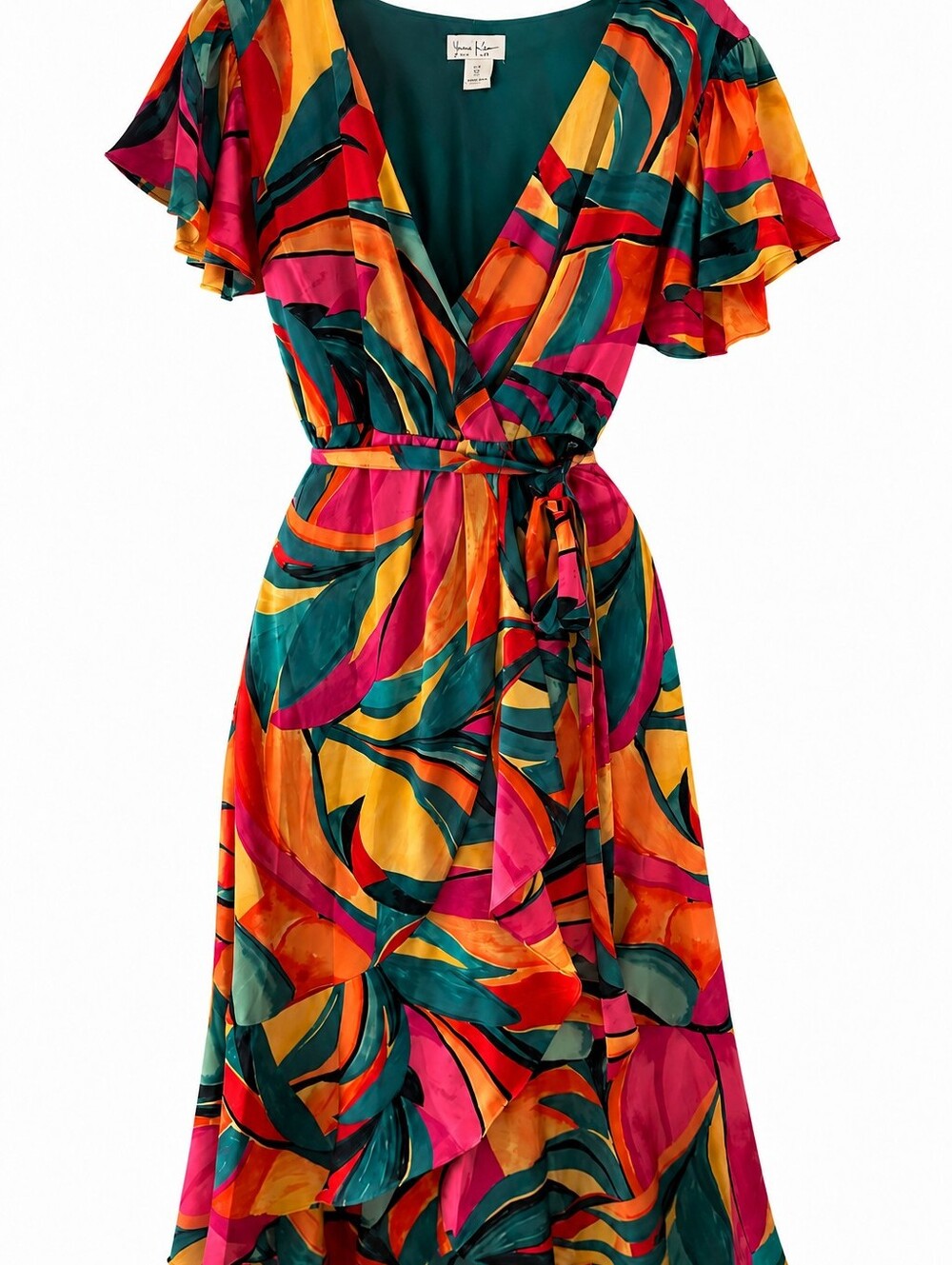 Nicole Miller New York High-Low Maxi Dress Size L NWOT